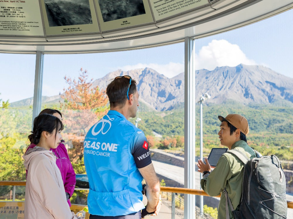 E-bike ride to the no-Entry zone at active volcano, Sakurajima!