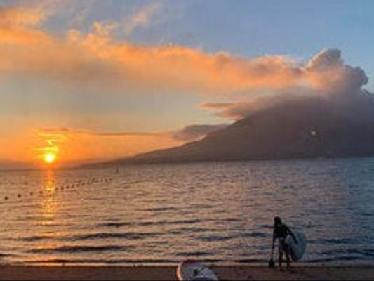 Kagoshima Volcano Sunrise SUP Activity Inc. Breakfast & Transport
