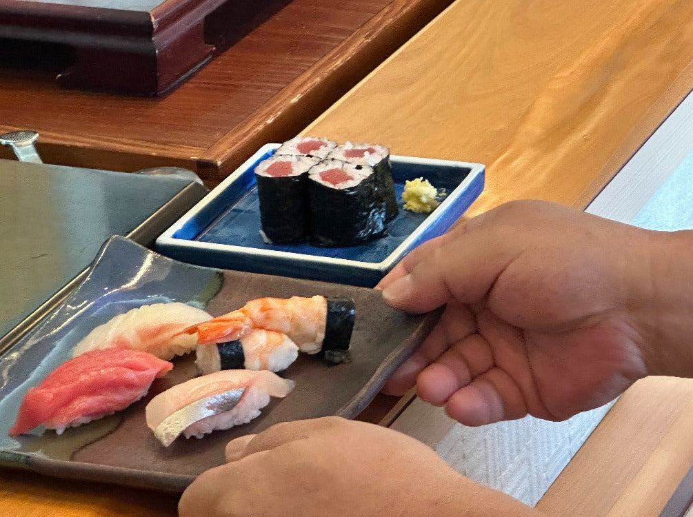 Morning Sushi roll making with Omakase chef
