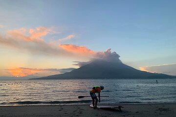 Kagoshima Volcano Sunrise SUP Activity Inc. Breakfast & Transport